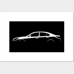 Subaru Legacy (BN) Silhouette Posters and Art